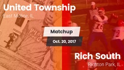 Matchup: United Township vs. Rich South  2017