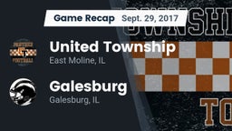 Recap: United Township vs. Galesburg  2017