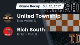 Recap: United Township vs. Rich South  2017