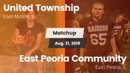 Matchup: United Township vs. East Peoria Community  2018