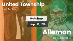 Matchup: United Township vs. Alleman  2018