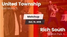 Matchup: United Township vs. Rich South  2018