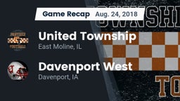 Recap: United Township vs. Davenport West  2018