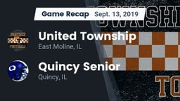 Recap: United Township vs. Quincy Senior  2019