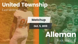 Matchup: United Township vs. Alleman  2019
