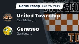 Recap: United Township vs. Geneseo  2019