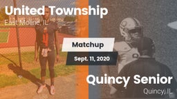 Matchup: United Township vs. Quincy Senior  2020