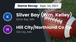 Recap: Silver Bay (Wm. Kelley)  vs. Hill City/Northland  Co Op 2021