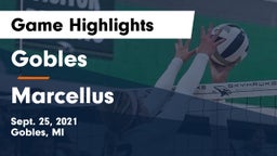 Gobles  vs Marcellus Game Highlights - Sept. 25, 2021