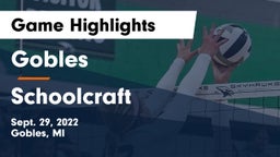 Gobles  vs Schoolcraft  Game Highlights - Sept. 29, 2022
