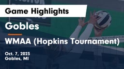 Gobles  vs WMAA (Hopkins Tournament) Game Highlights - Oct. 7, 2023