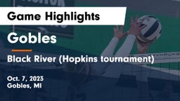 Gobles  vs Black River (Hopkins tournament) Game Highlights - Oct. 7, 2023