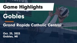 Gobles  vs Grand Rapids Catholic Central  Game Highlights - Oct. 25, 2023