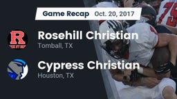 Recap: Rosehill Christian  vs. Cypress Christian  2017