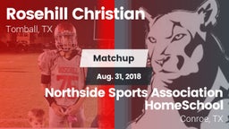 Matchup: Rosehill Christian vs. Northside Sports Association HomeSchool  2018