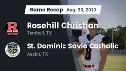 Recap: Rosehill Christian  vs. St. Dominic Savio Catholic  2019
