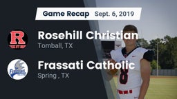 Recap: Rosehill Christian  vs. Frassati Catholic  2019