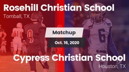 Matchup: Rosehill Christian vs. Cypress Christian School 2020