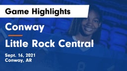 Conway  vs Little Rock Central  Game Highlights - Sept. 16, 2021