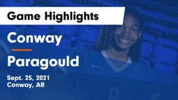 Conway  vs Paragould  Game Highlights - Sept. 25, 2021