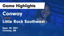 Conway  vs Little Rock Southwest  Game Highlights - Sept. 28, 2021