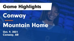 Conway  vs Mountain Home  Game Highlights - Oct. 9, 2021