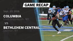 Recap: Columbia  vs. Bethlehem Central  2016