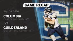 Recap: Columbia  vs. Guilderland  2016