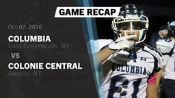 Recap: Columbia  vs. Colonie Central  2016