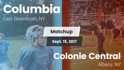 Matchup: Columbia vs. Colonie Central  2017