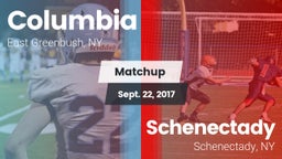 Matchup: Columbia vs. Schenectady  2017