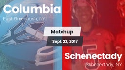 Matchup: Columbia vs. Schenectady  2016