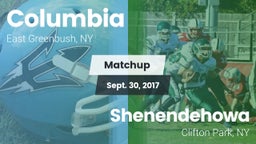Matchup: Columbia vs. Shenendehowa  2017