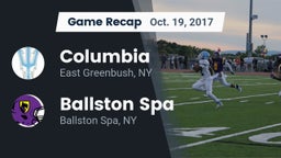 Recap: Columbia  vs. Ballston Spa  2017