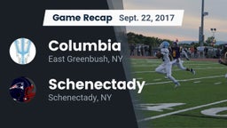 Recap: Columbia  vs. Schenectady  2017