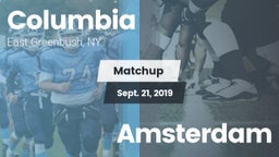 Matchup: Columbia vs. Amsterdam  2019