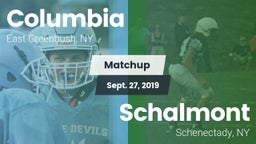 Matchup: Columbia vs. Schalmont  2019