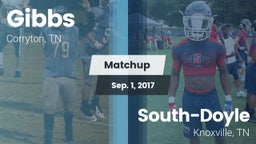 Matchup: Gibbs vs. South-Doyle  2017