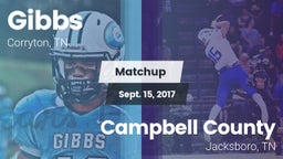 Matchup: Gibbs vs. Campbell County  2017