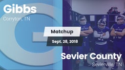 Matchup: Gibbs vs. Sevier County  2018