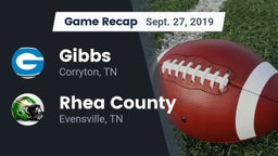 Recap: Gibbs  vs. Rhea County  2019