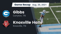 Recap: Gibbs  vs. Knoxville Halls  2021
