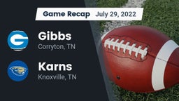 Recap: Gibbs  vs. Karns  2022