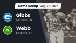 Recap: Gibbs  vs. Webb  2022