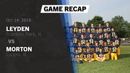 Recap: Leyden  vs. Morton  2016