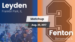 Matchup: Leyden vs. Fenton  2017
