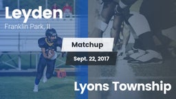 Matchup: Leyden vs. Lyons Township  2017