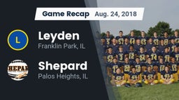 Recap: Leyden  vs. Shepard  2018