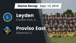 Recap: Leyden  vs. Proviso East  2018