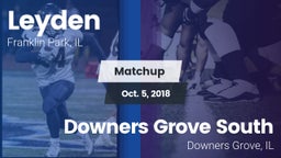 Matchup: Leyden vs. Downers Grove South  2018